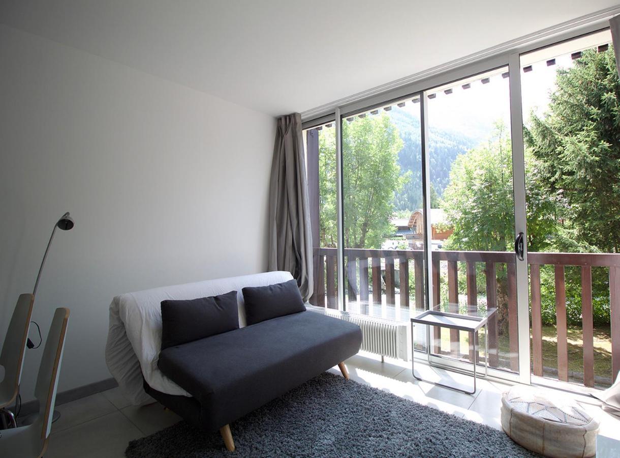 Studio Lumineux Avec Vue Sur Le Massif Du Mont-Blanc Chamonix Mont Blanc Exterior foto